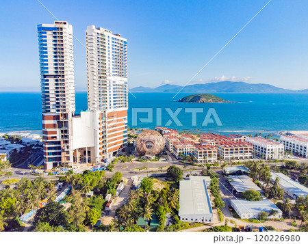Modern architecture by the sea. Modern architecture by the sea. 120226980