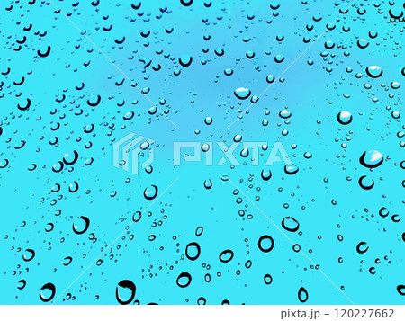 ガラスについた水滴 120227662