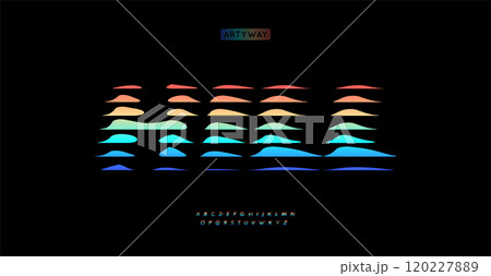 Letters like ocean cliffs for surf headlines and logos. Font like piles of trash and plastic for recycling. Alphabet like sand or hilly landscape for nature logos and headlines. Vector typeset Letters like ocean cliffs for surf headlines and logos. Font like piles of trash and plastic for recycling. Alphabet like sand or hilly landscape for nature logos and headlines. Vector typeset 120227889