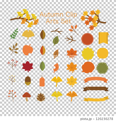 Autumn illustration set 120230278