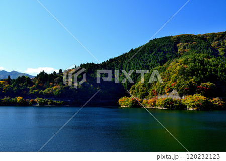 奥多摩湖いこいの路　紅葉の風景 120232123