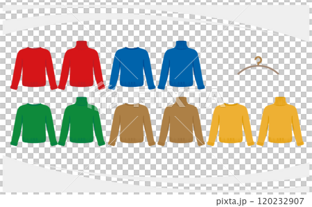 タートルネックセーターとクルーネックセーターのセット タートルネックセーターとクルーネックセーターのセット 120232907