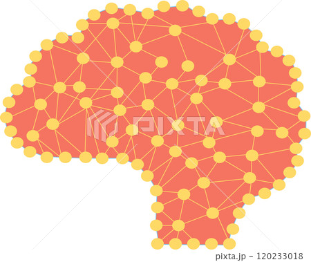 ニューラルネットワーク(AI)のグラフィック素材イラスト ニューラルネットワーク(AI)のグラフィック素材イラスト 120233018