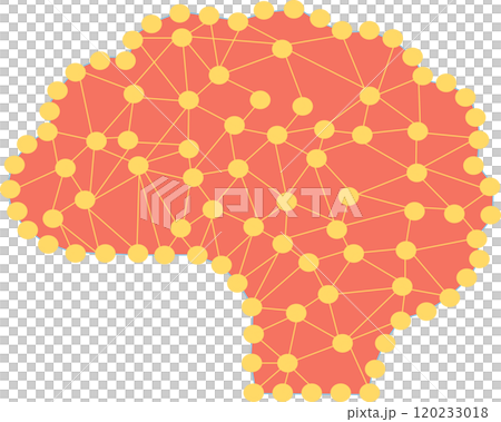 ニューラルネットワーク(AI)のグラフィック素材イラスト ニューラルネットワーク(AI)のグラフィック素材イラスト 120233018