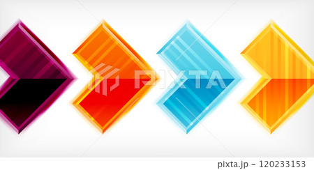 Arrow geometric abstract vector background. Vector Illustration For Wallpaper, Banner, Background, Card, Book Illustration, landing page 120233153