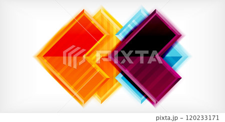 Arrow symbols created with 3d effects and line texture geometric abstract background 120233171