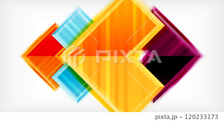 Arrow geometric abstract vector background. Vector Illustration For Wallpaper, Banner, Background, Card, Book Illustration, landing page 120233173