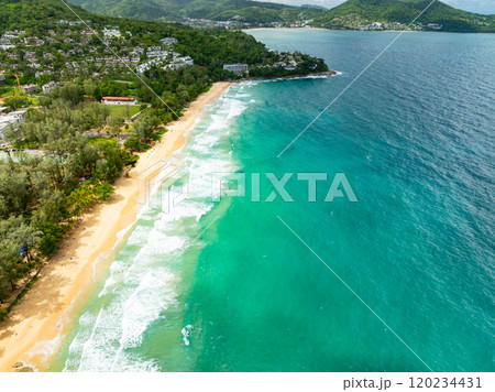 Beautiful sea in summer season seascape background ,Nature sea background Beautiful sea in summer season seascape background ,Nature sea background 120234431