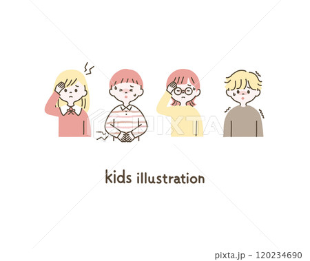 怪我や病気をした子どもたち_2 怪我や病気をした子どもたち_2 120234690