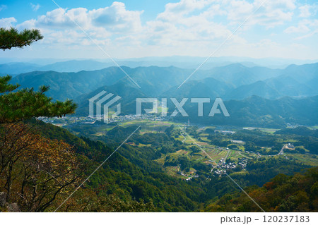 青葉山の登山道から見える景色 青葉山の登山道から見える景色 120237183