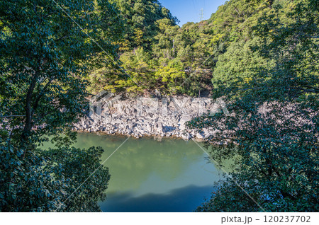 宇治川上流風景 京都府宇治市 宇治川上流風景 京都府宇治市 120237702