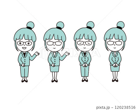 スーツの女性 120238516