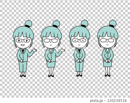 スーツの女性 120238516