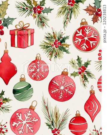 クリスマスの背景イラスト 120238813