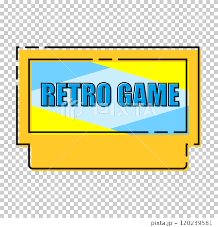 Retro game software image Yellow Retro game software image Yellow 120239581