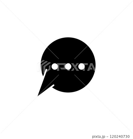 Bubble chat icon design template isolated illustration Bubble chat icon design template isolated illustration 120240730