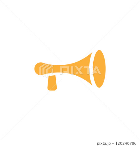 Trumpet icon logo design template isolated illustration Trumpet icon logo design template isolated illustration 120240786