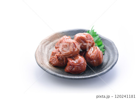 梅干し 紀州南高梅 （ 白背景 ） 120241181