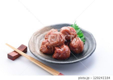 梅干し 紀州南高梅 ( 白背景 ) 梅干し 紀州南高梅 ( 白背景 ) 120241184