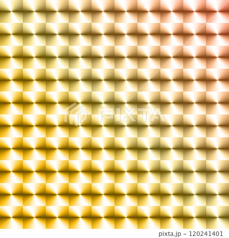 ホログラムのパターン ベクターイラスト キラ フィルム シール 金色 120241401
