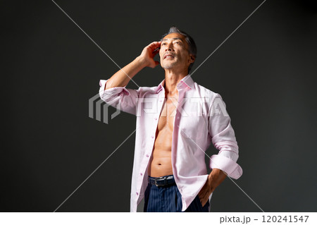 シニア 男性 筋肉美 シニア 男性 筋肉美 120241547