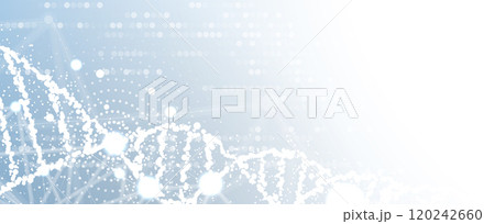 Minimalistic DNA abstract vector background. Biotechnology and science research Minimalistic DNA abstract vector background. Biotechnology and science research 120242660