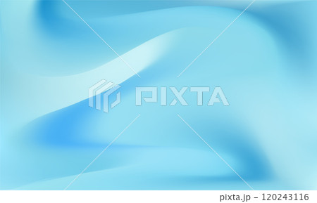 Abstract Blue Gradient Background. Smooth fluid waves 120243116