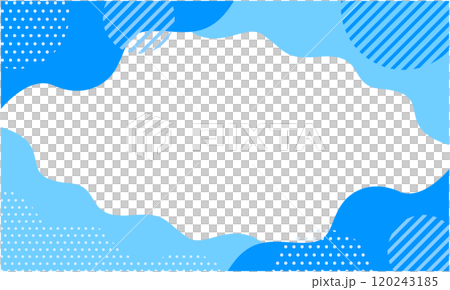 波普幾何圖案背景素材03淺藍色藍色 120243185