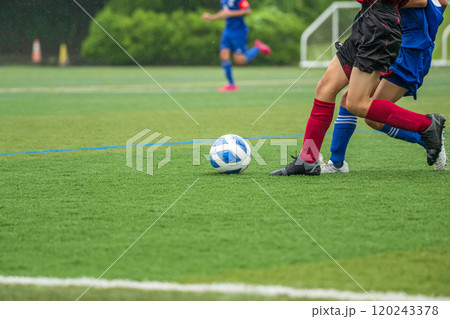 少年サッカー試合風景 少年サッカー試合風景 120243378