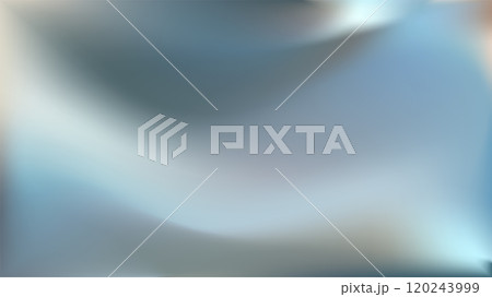 Soft holographic gradient background. Blue grey elegant curves 120243999