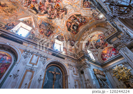 San Benedetto church, Catania, sicily, Italy San Benedetto church, Catania, sicily, Italy 120244224
