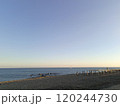 Photo sea storm twilight and setting sun, very beautiful 120244730