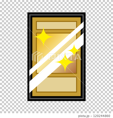 トレーディングカード スリーブに入ったキラカードのイメージ 120244860