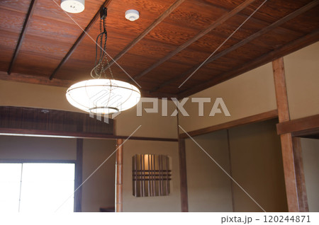 群馬県沼田市登録有形文化財「旧土岐家住宅洋館」2階和室照明 120244871