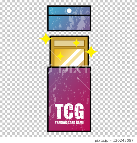 トレーディングカード パックに入ったレアカードのイメージ トレーディングカード パックに入ったレアカードのイメージ 120245087