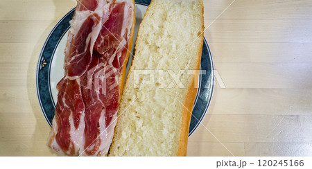 Spanish Ham Sandwich 120245166