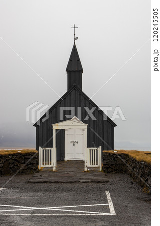 Black church Budakirkja, Iceland 120245505