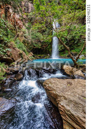 Waterfall Catarata La Cangreja - Guanacaste, Costa Rica Waterfall Catarata La Cangreja - Guanacaste, Costa Rica 120246231