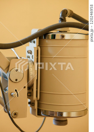 Vintage Medical X-ray Machine Close-up 120246958