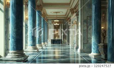 Palace interior background columns hall 120247527