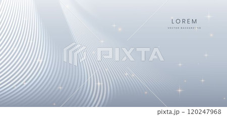 Abstract white wave lines on grey background. with lighting effect sparkle. Abstract white wave lines on grey background. with lighting effect sparkle. 120247968
