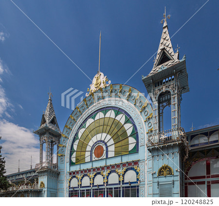 Lermontov Gallery of the State Philharmonic in Pyatigorsk, a resort town in the Caucasian Mineral Waters region 120248825