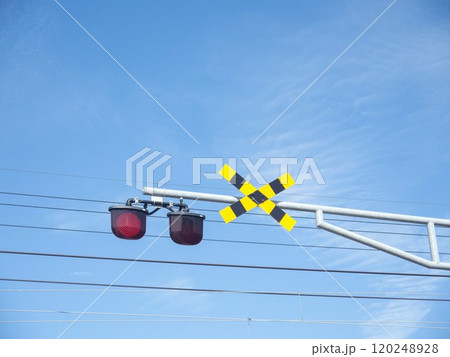 踏切　警報灯 120248928