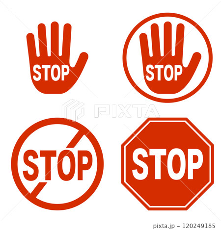 STOPマーク 120249185