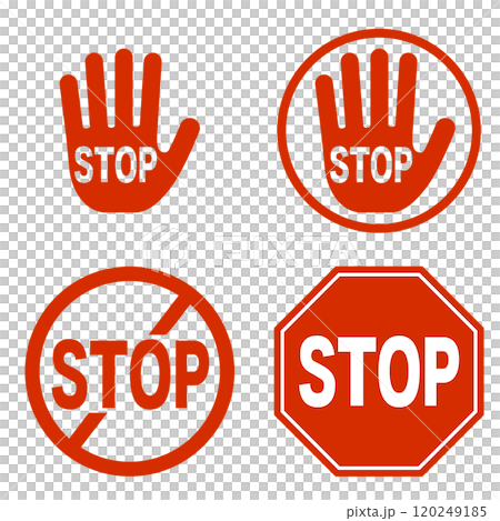 STOPマーク 120249185