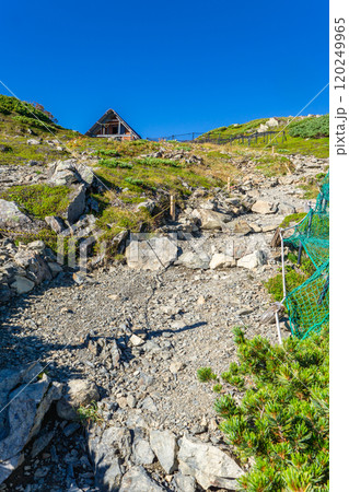 荒川中岳避難小屋　南アルプス　悪沢岳と荒川岳登山 120249965