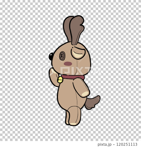 側身馴鹿絨毛玩具的插圖 側身馴鹿絨毛玩具的插圖 120251113