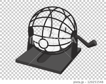 Bingo game main body illustration_black Bingo game main body illustration_black 120251548
