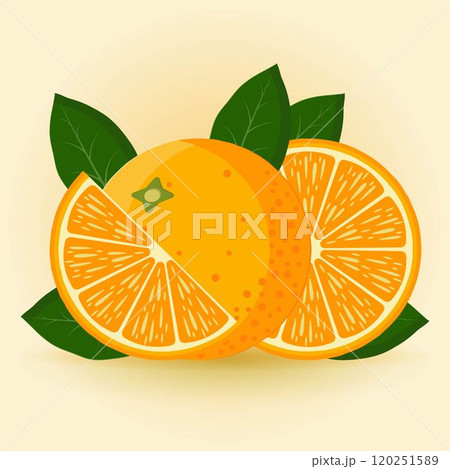 Fruit orange pieces, whole, half, slice, pieces 120251589