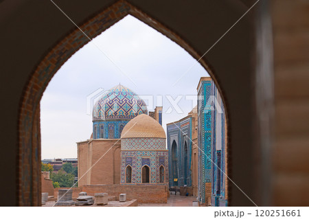 Tuman Aka, part of Shah-i-Zinda Necropolis in Uzbekistan as one of the islamic heritage in samarkand 120251661